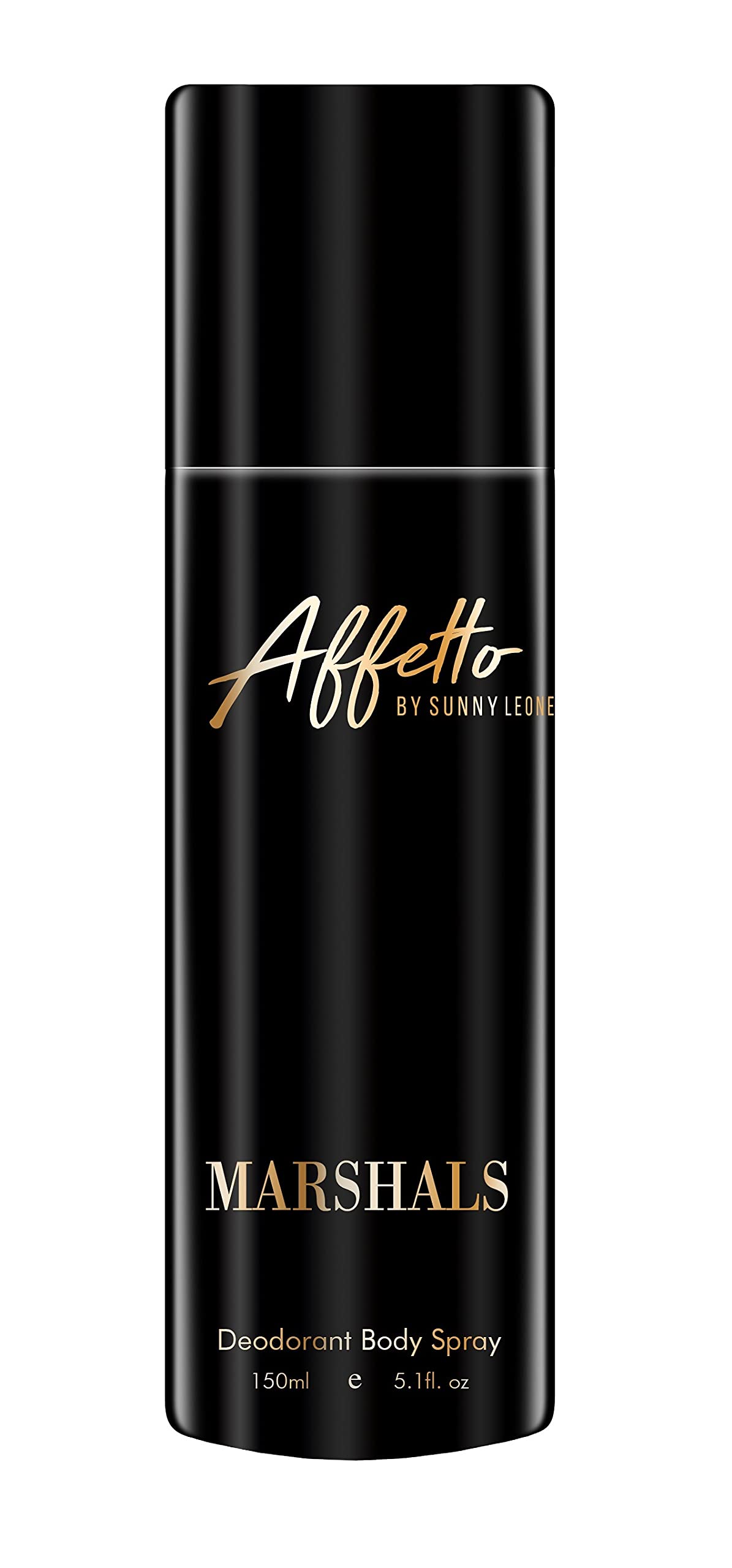 Affetto by Sunny Leone Marshals Men's Deodorant Body Spray - 150ml | Long-Lasting Fragrance for Men, Fresh Scent, All-Day Protection | Perfect for Gym, Work, and Daily Use
