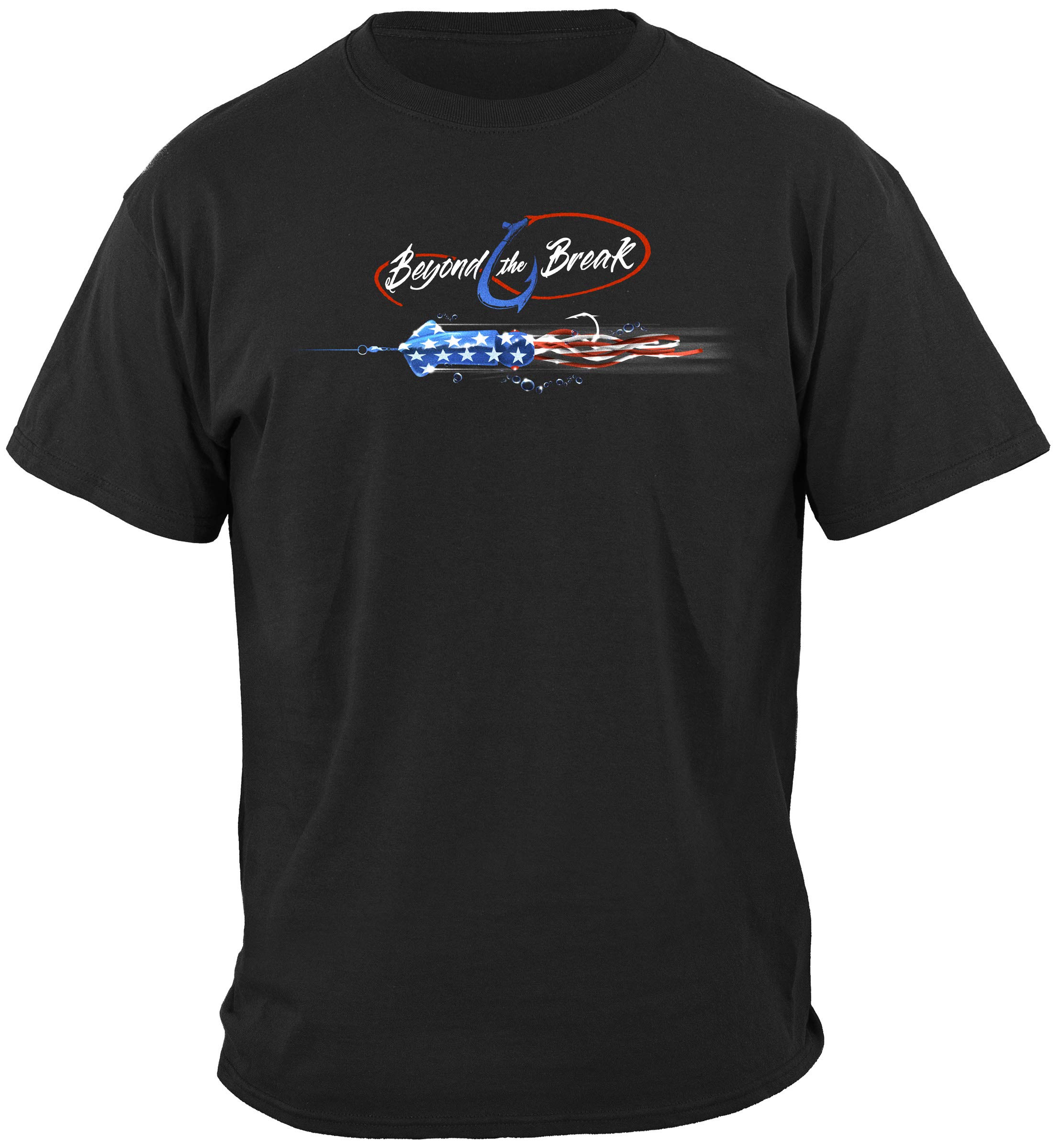 American Flag Tuna T-Shirt for Men - Patriotic Graphic Tee - Black XL Size - Perfect for 4th of July, BBQ Parties & Outdoor Activities