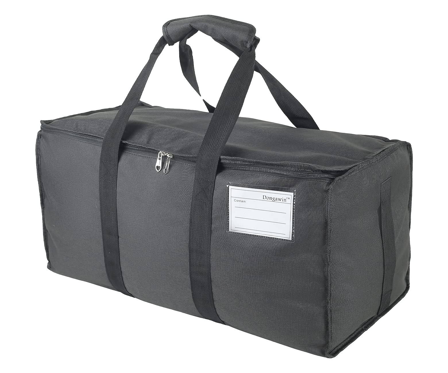 Dongawin Large Heavy-Duty Utility Tote Bag - Extra Large Storage Bags for Moving, Travel Luggage & Christmas Decoration Organization - Perfect for Home Storage, Travel Packing & Seasonal Decor Storage