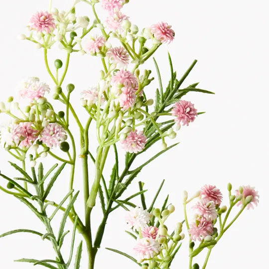 Gypsophila Baby's Breath Light Pink - Artificial Flowers for Wedding Bouquets, Home Decor, and Floral Arrangements