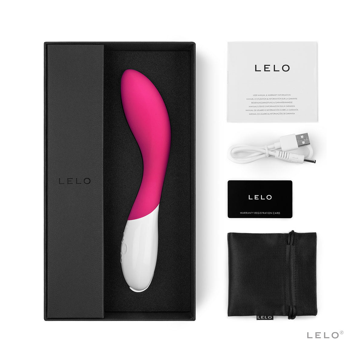 LELO Mona 2 Rose Gold Rechargeable G-Spot Vibrator - Premium Adult Toy for Women, Couples Play & Solo Pleasure - Waterproof, Ergonomic Design for Ultimate Comfort