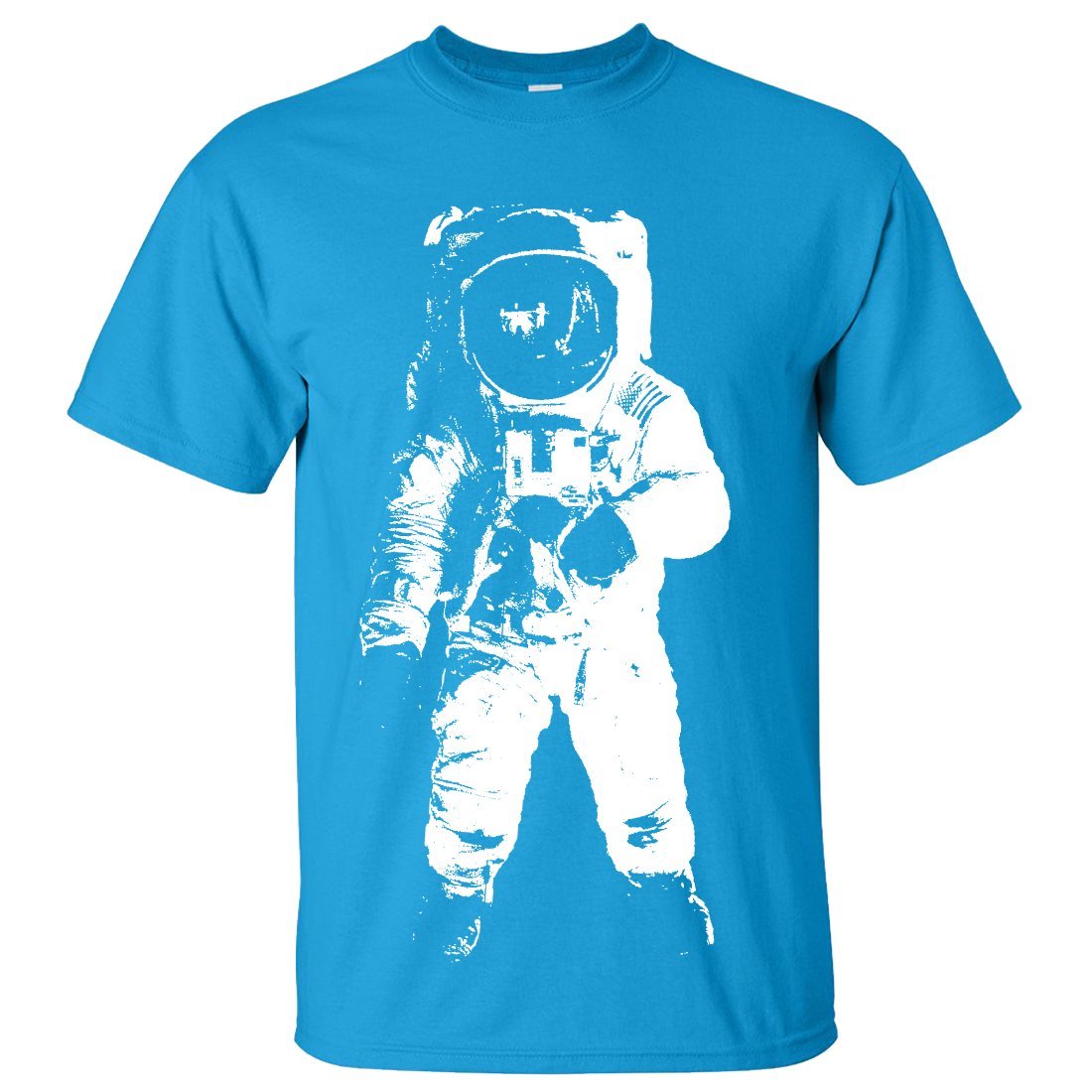 Astronaut on The Moon Graphic T-Shirt for Men - Space Theme Tee in Assorted Colors - Perfect for Casual Wear, Space Enthusiasts & Sci-Fi Fans
