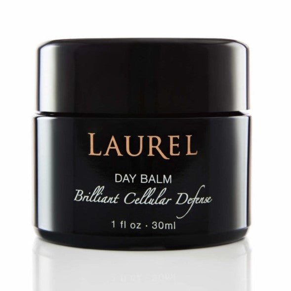 Laurel Day Balm Brilliant Cellular Defense - Organic Face Moisturizer with SPF for Daily Skin Protection | Perfect for Dry Skin & Anti-Aging Routine