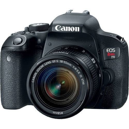 Canon EOS Rebel T7i/800D DSLR Camera Bundle with 18-55mm & 75-300mm III Lenses, 64GB Memory Card, DSLR Bag, Wide Angle & Telephoto Lenses, Flash, Remote - Perfect for Travel Photography, Portrait Shoots & Vlogging