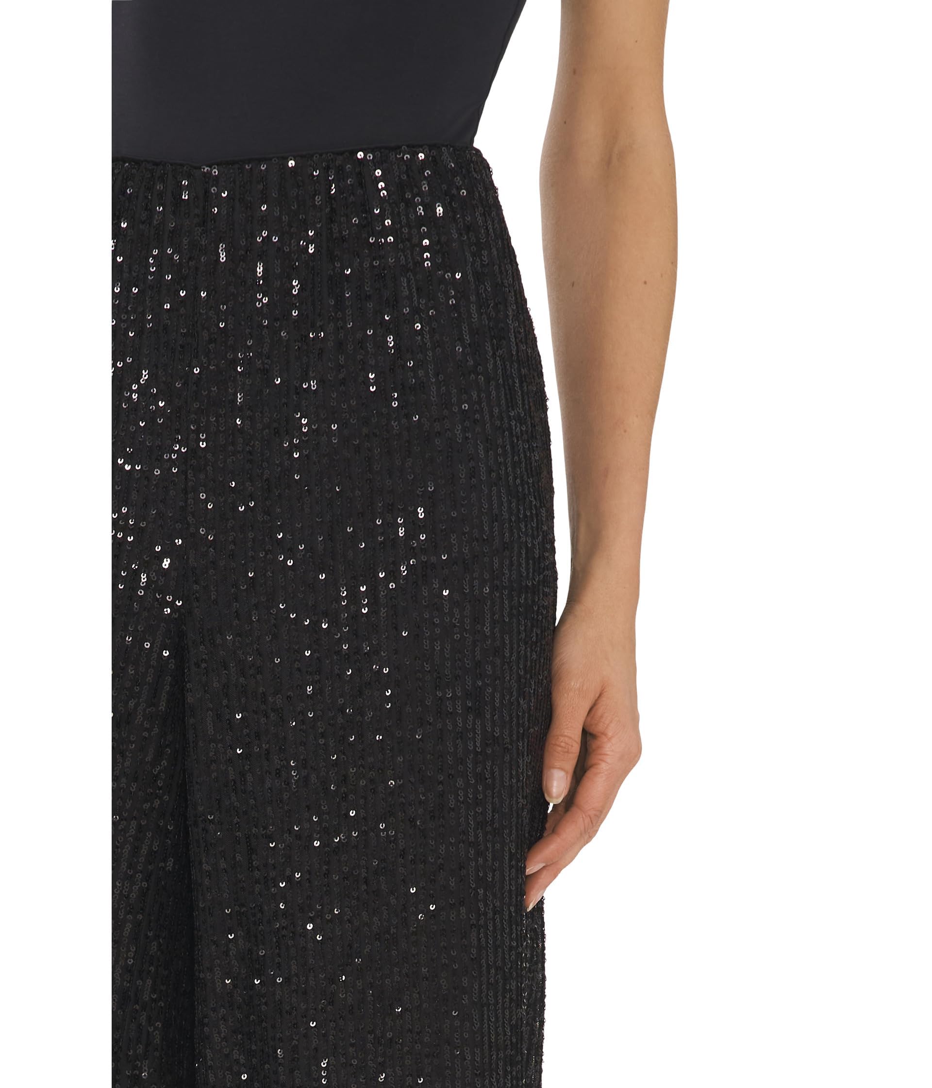CeCe Stretch Waist Wide Leg Pants for Women - Office & Casual Wear