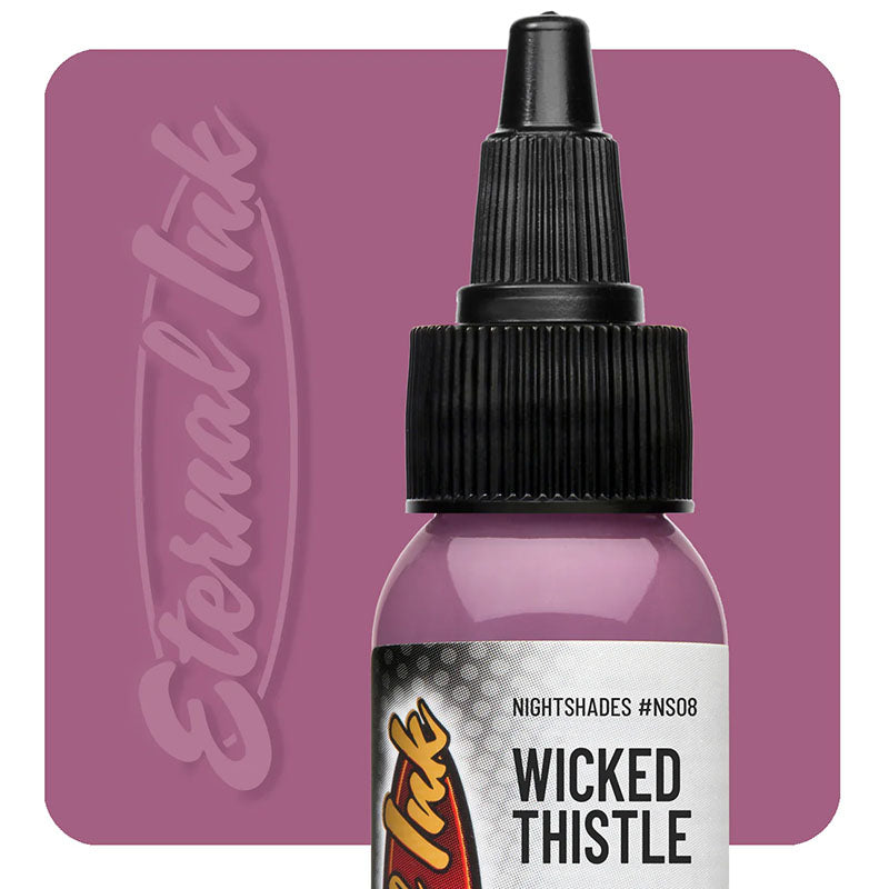 Eternal Nightshades Wicked Thistle Ink - Premium Tattoo Ink for Professional Artists - Perfect for Dark Gothic Tattoos and Body Art