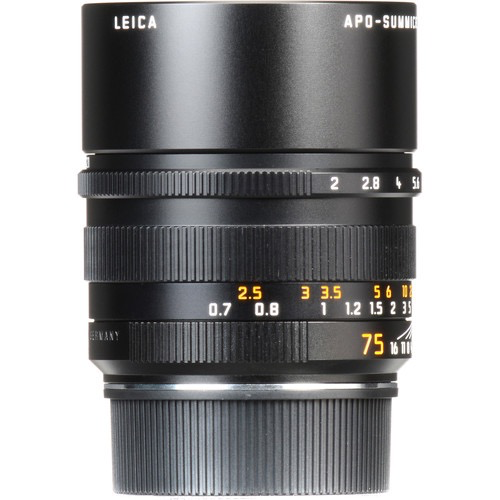 Leica APO Summicron M 75mm f/2.0 ASPH Manual Focus Lens for Portrait & Street Photography - Premium German-Made M-Mount Lens for Leica Cameras