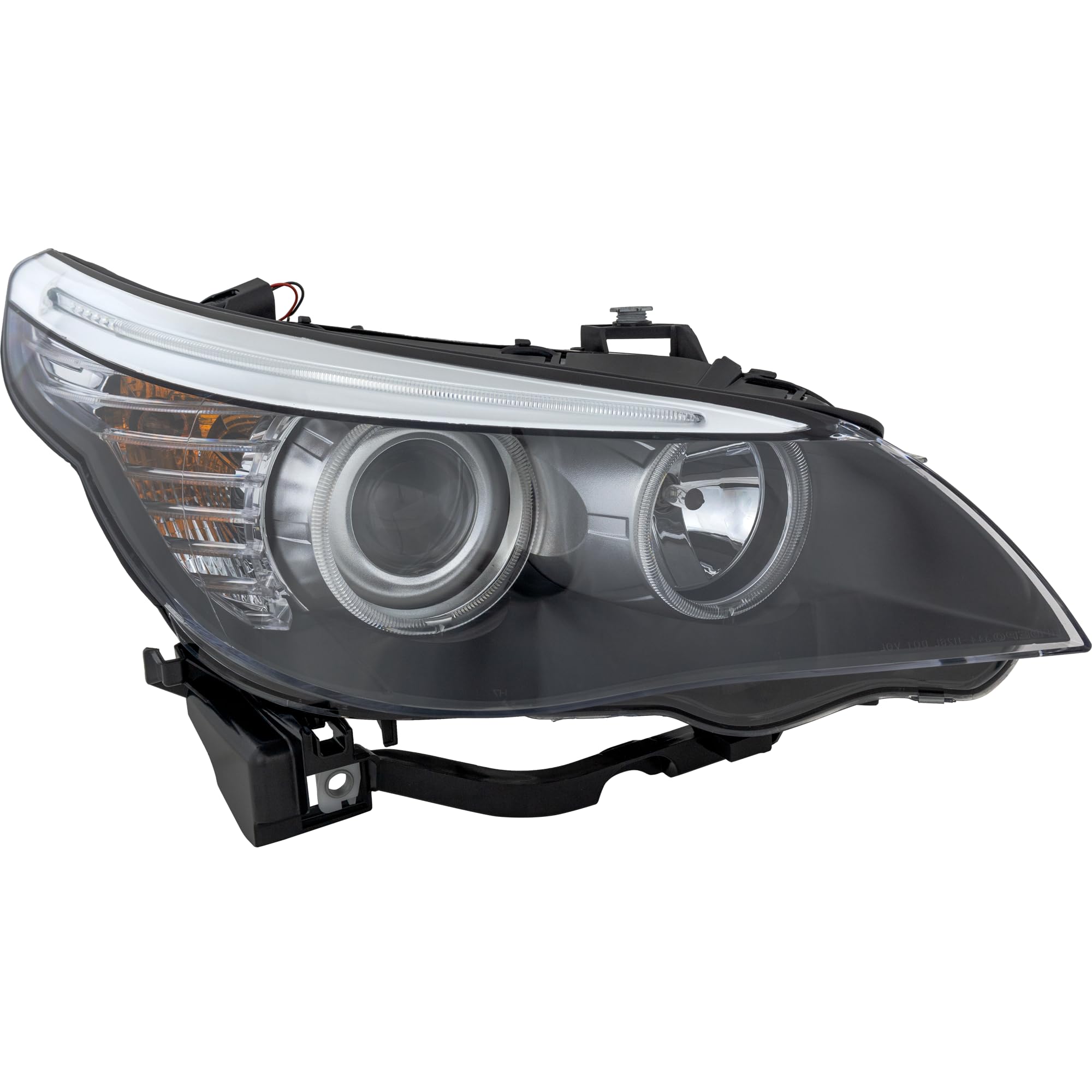 Evan-Fischer Headlight Assembly Replacement for 2008-2010 BMW 528i & 528xi Sedan - Right Passenger Side Halogen Headlamp - Perfect for Night Driving and Foggy Conditions