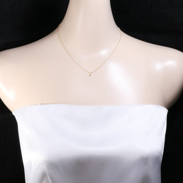 18K Pink Gold Diamond Necklace for Women - Elegant Pendant Jewelry Gift for Anniversary, Valentine's Day & Special Occasions