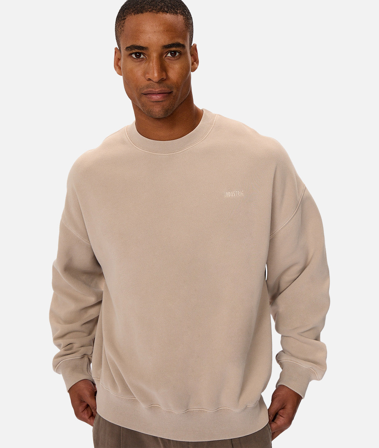 Premium Del Sur Washed Sweater in Tan - Soft & Comfortable Cotton Pullover for Men & Women | Perfect for Casual Wear, Layering & Cool Weather Outfits