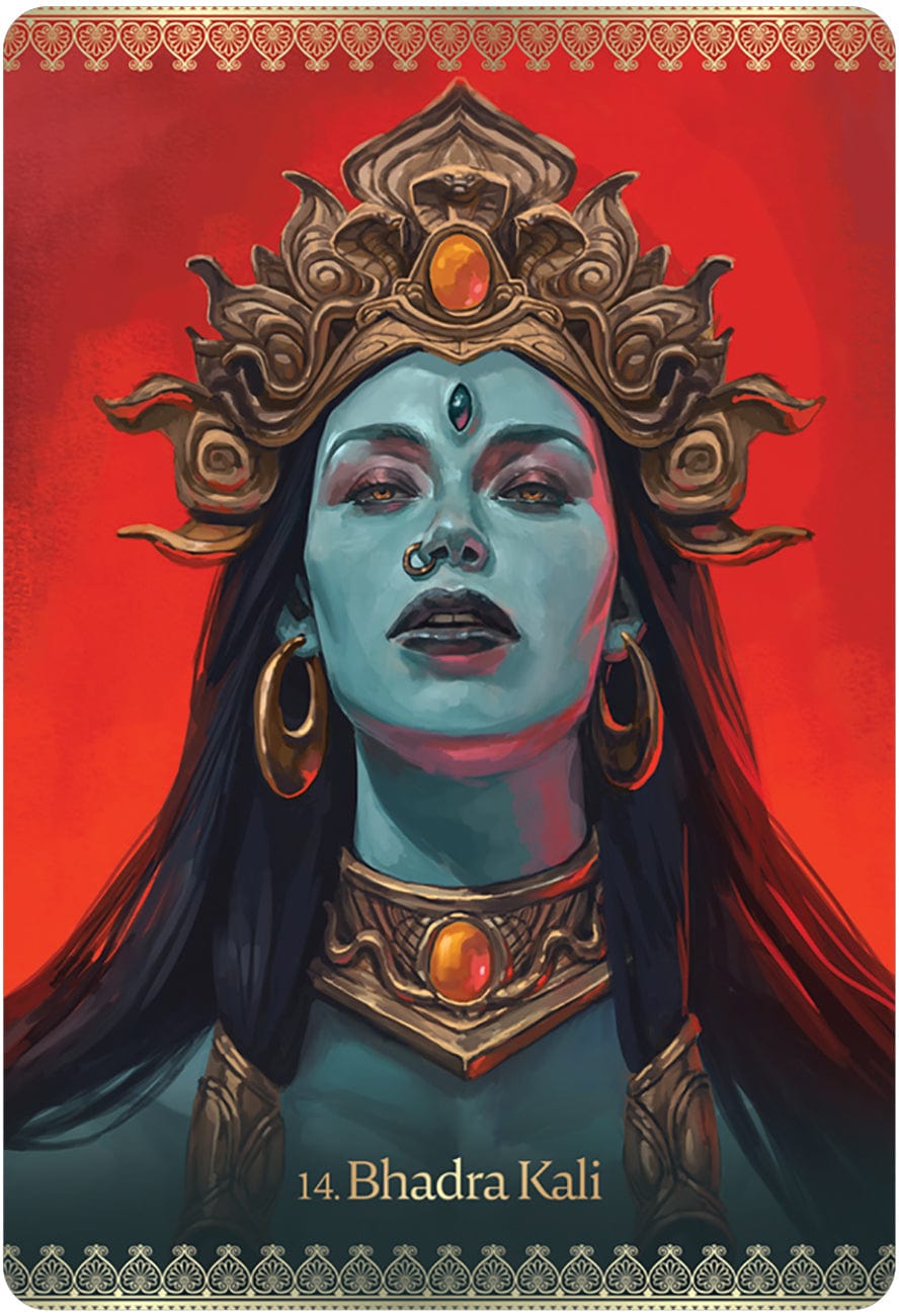 Kali Oracle - Premium Oracle Deck for Spiritual Guidance, Divination & Self-Discovery | Perfect for Tarot Readings, Meditation & Personal Growth (78 Cards with Guidebook)