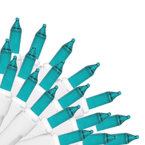 Teal, White wire (100 Lt)