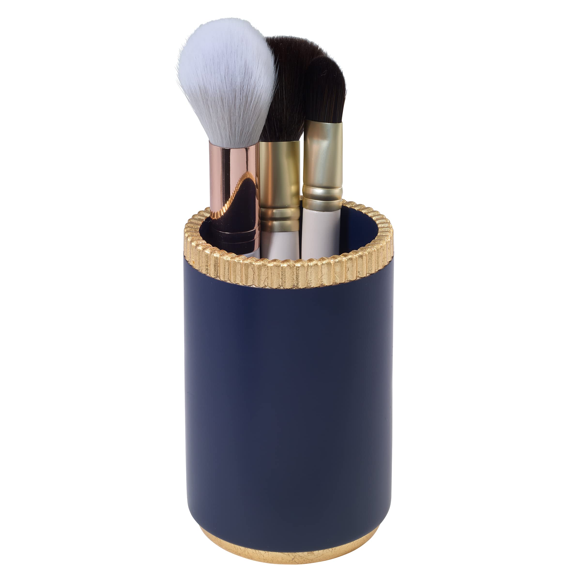 Avanti Linens Riviera Collection Navy Bathroom Tumbler Set - Premium Cotton Towel for Spa, Guest Bathroom & Luxury Hotel Decor