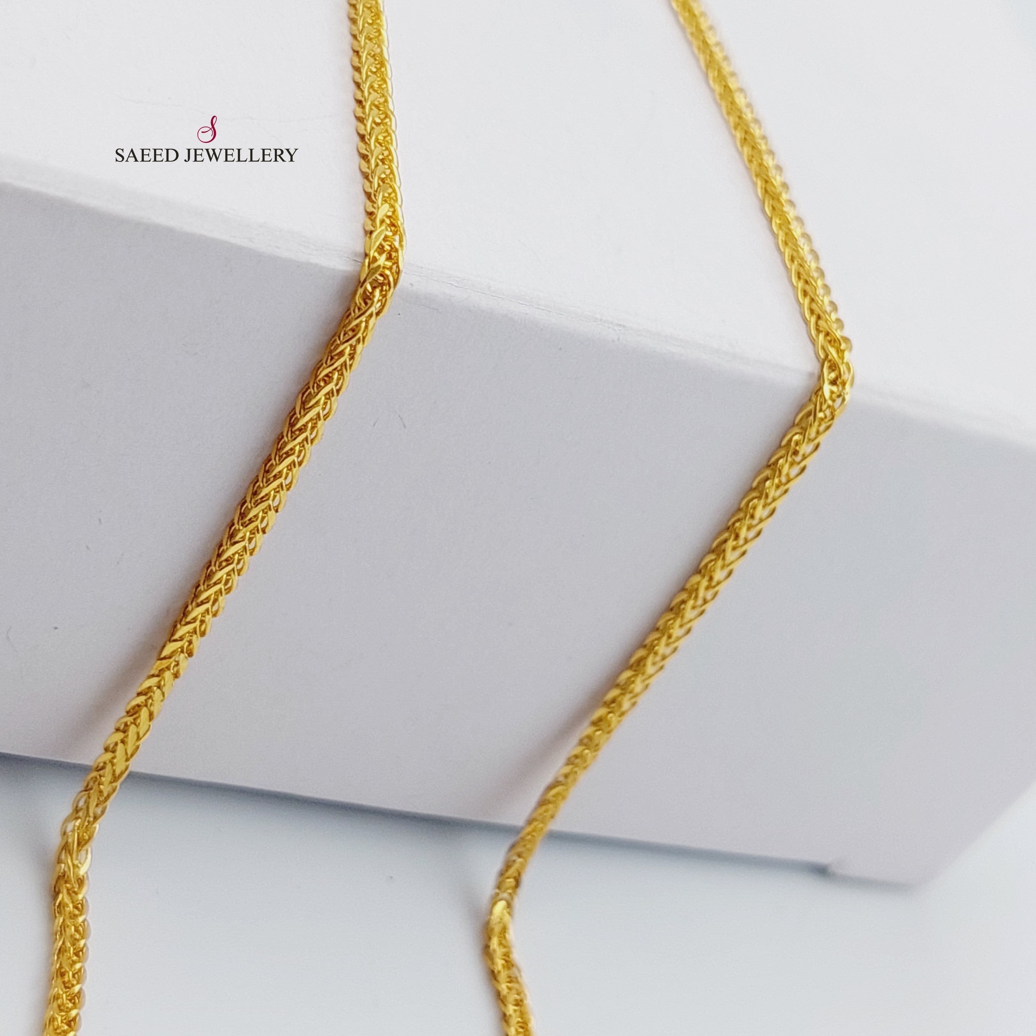 50cm Franco Thin Chain - Elegant Gold/Silver Necklace for Women, Perfect for Daily Wear, Parties & Gifts | Dainty Layering Jewelry for Any Occasion