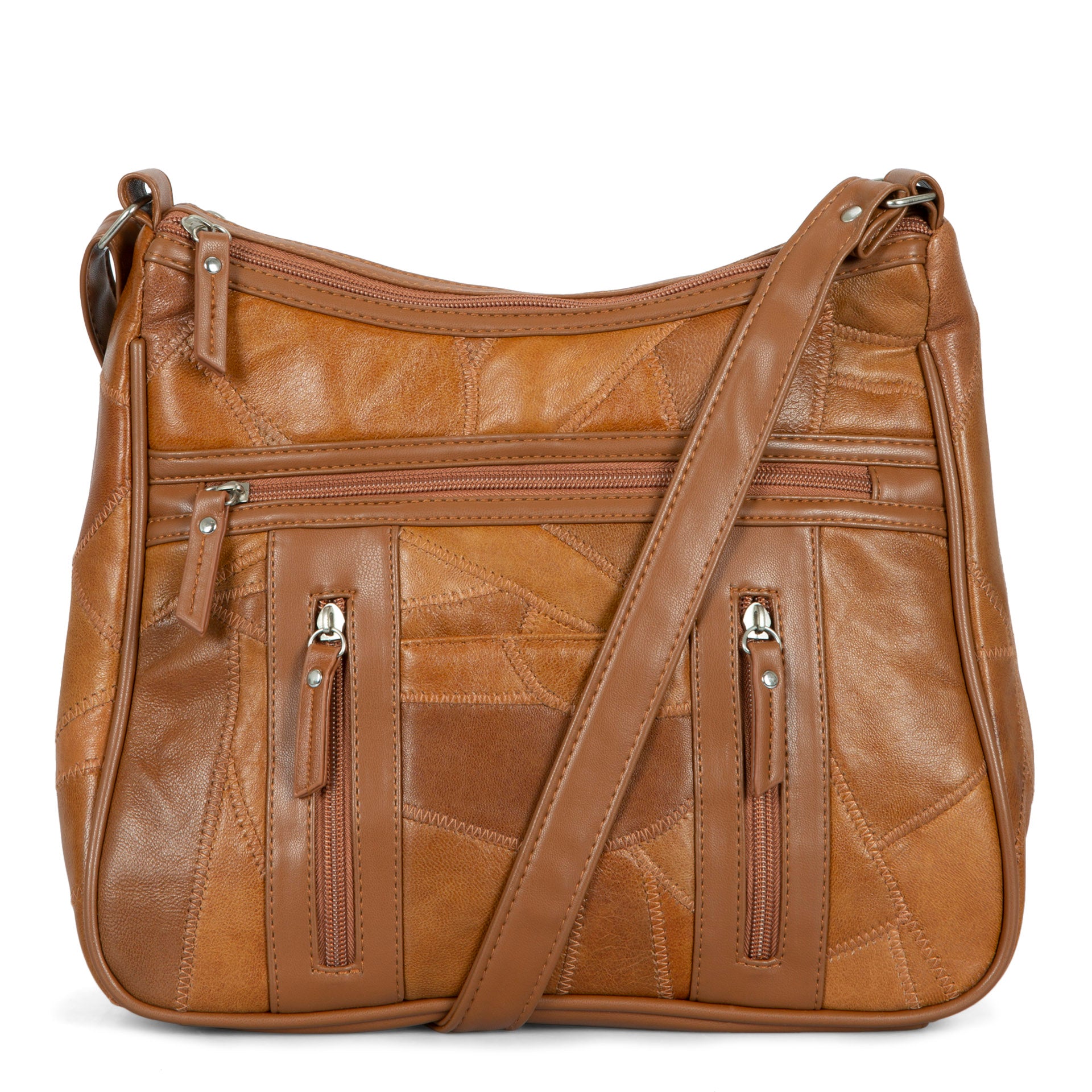 RFID Blocking Leather Crossbody Bag - Anti-Theft Travel Purse for Women, Secure & Stylish for Shopping, Commuting & Daily Use