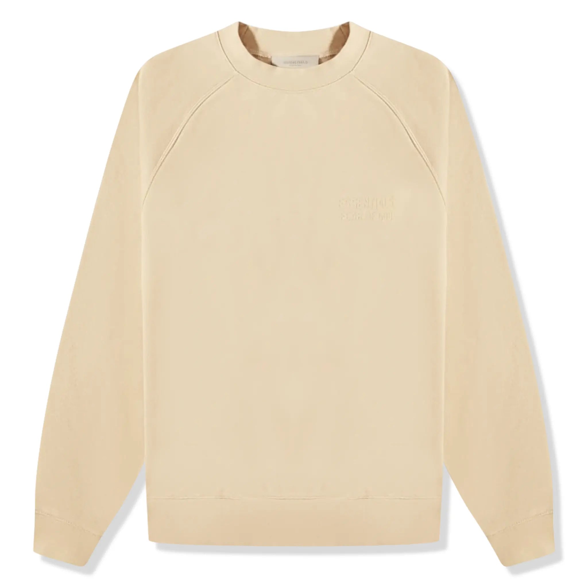 Fear Of God Essentials Sand Sweatshirt (SS23) - Oversized Fit Hoodie for Men | Streetwear Fashion | Perfect for Casual Wear & Gym Outfits