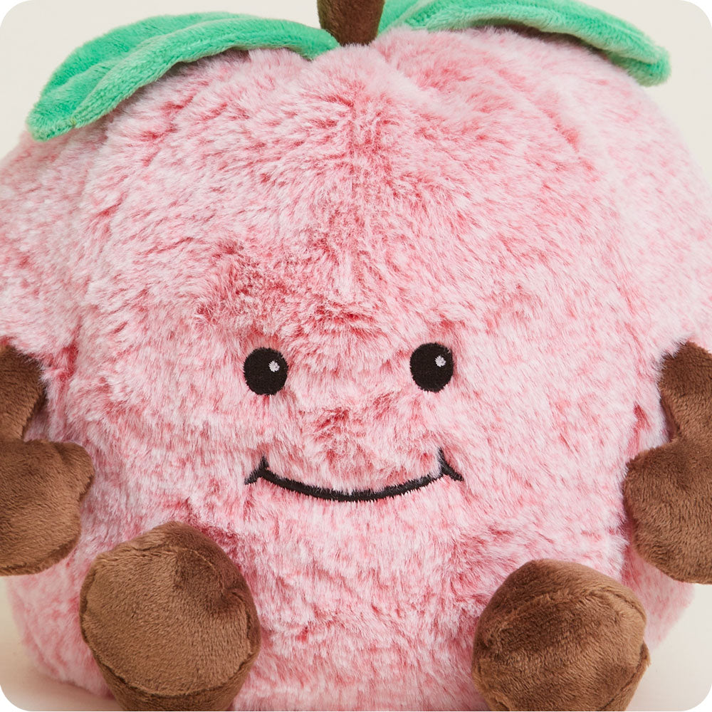 Red Apple Warmies Microwaveable Heating Plush Toy for Kids & Adults - Perfect for Relaxation, Stress Relief & Pain Management