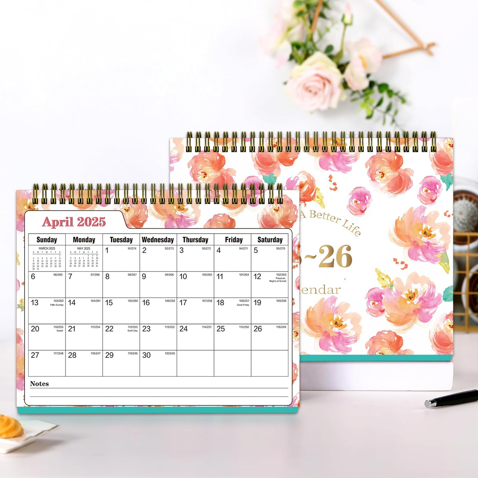 2025-2026 Small Standing Desk Calendar | 8