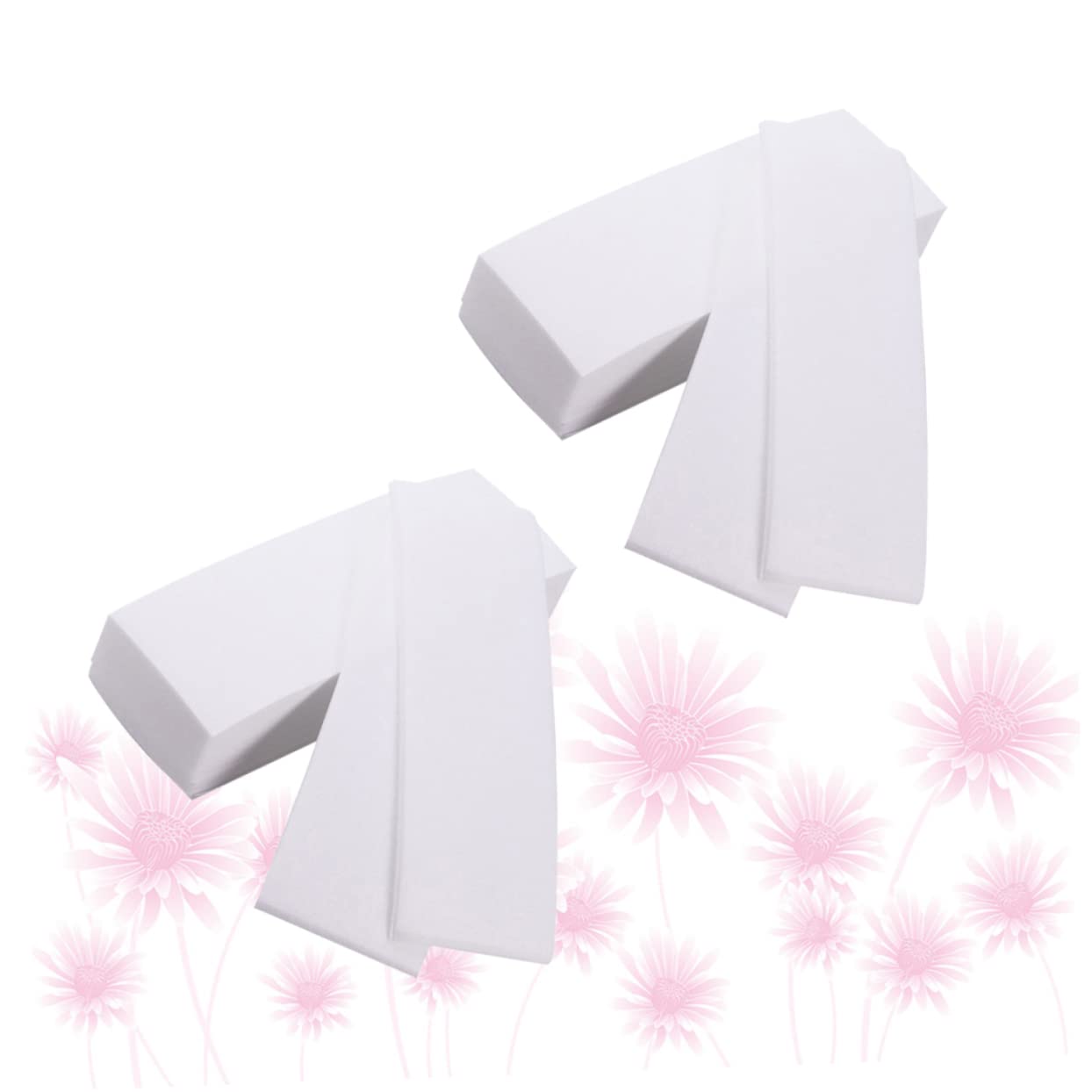 minkissy 2 Pack (160 Sheets) Non-Woven Hair Removal Wax Strips - Professional Facial & Body Waxing Paper, Thick & Durable Depilatory Strips for Smooth Skin | At-Home Waxing, Salon Use & DIY Beauty Care