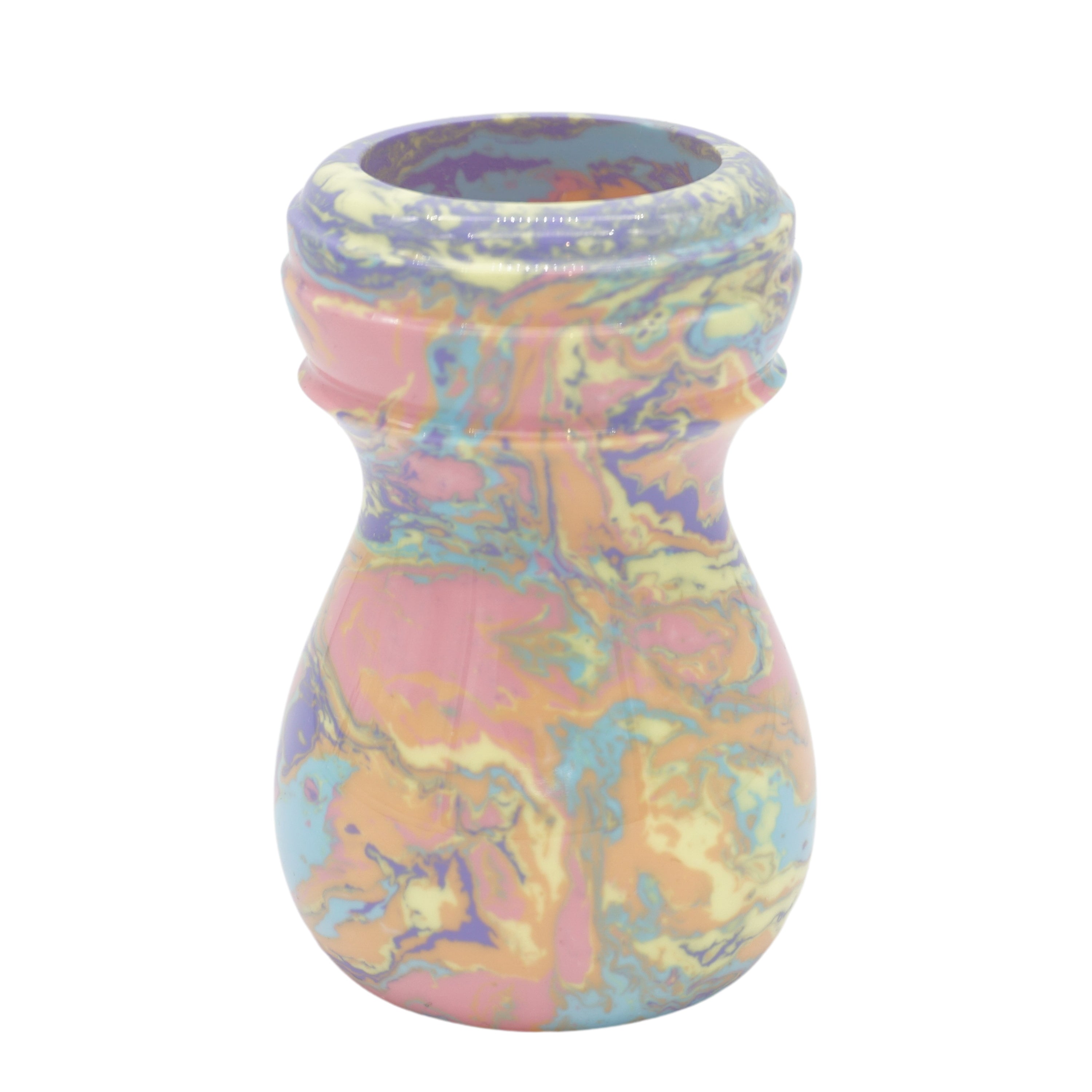 Handcrafted Spring Pastel Tie Dye Shaving Brush Handle - Fits 24mm & 26mm Knots - Perfect for Wet Shaving & Grooming Gifts