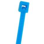 NTE Electronics 04-145015 Fluorescent Blue Nylon Cable Ties - 10 Pack (4.13 Inch) for Secure Wire Management | Ideal for Home, Office & Industrial Organization