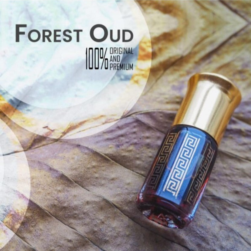 Premium 100% Pure Assam Forest Oud Oil - Natural Agarwood Essential Oil - Grade A+ Supreme Quality - 3ml to 12ml Sizes - Best for Aromatherapy, Meditation & Luxury Perfume Making