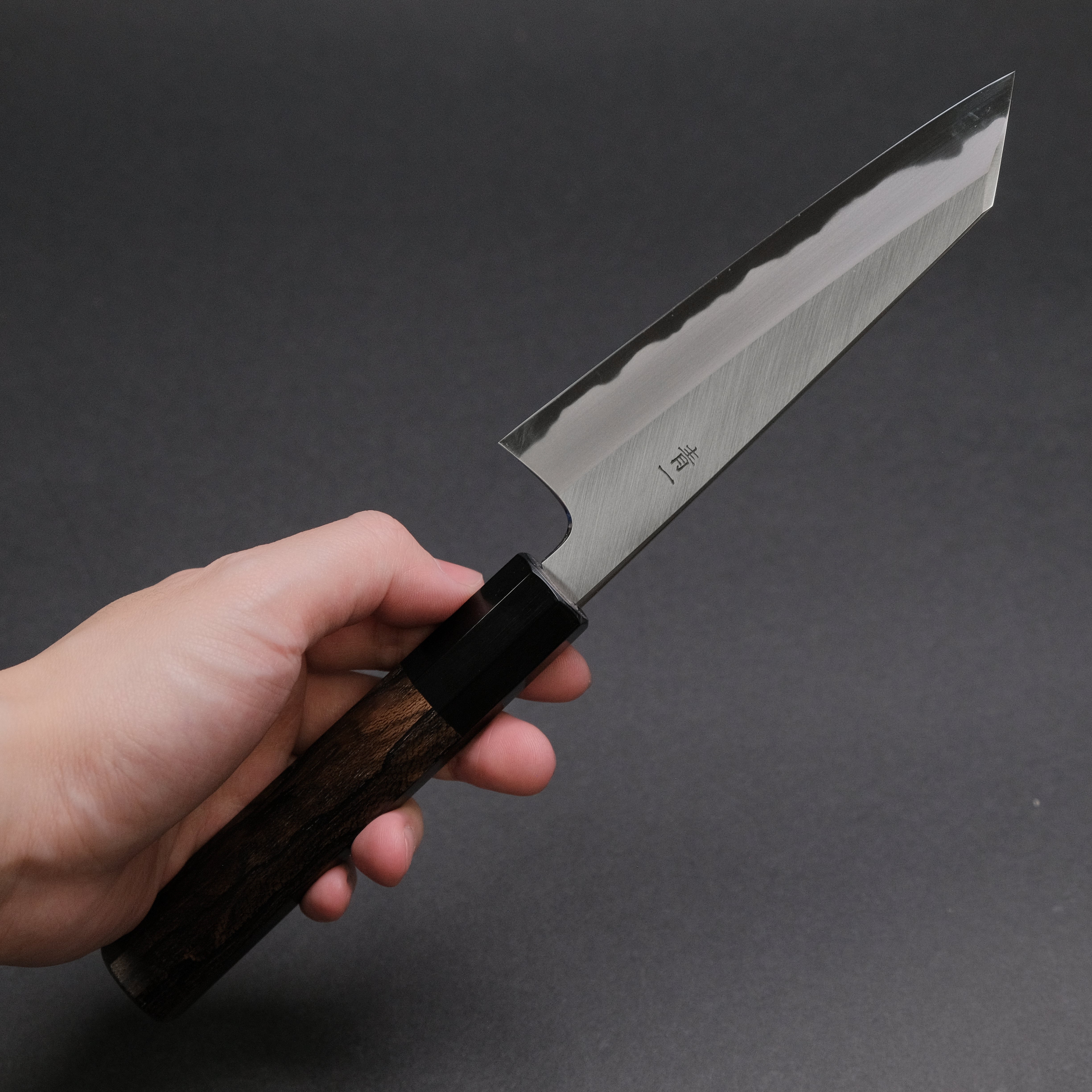 Hitohira Tanaka Kyuzo Blue #1 Migaki Bunka 145mm Japanese Chef Knife - Taihei Ebony Handle - Precision Slicing & Dicing for Sushi, Vegetables & Meat