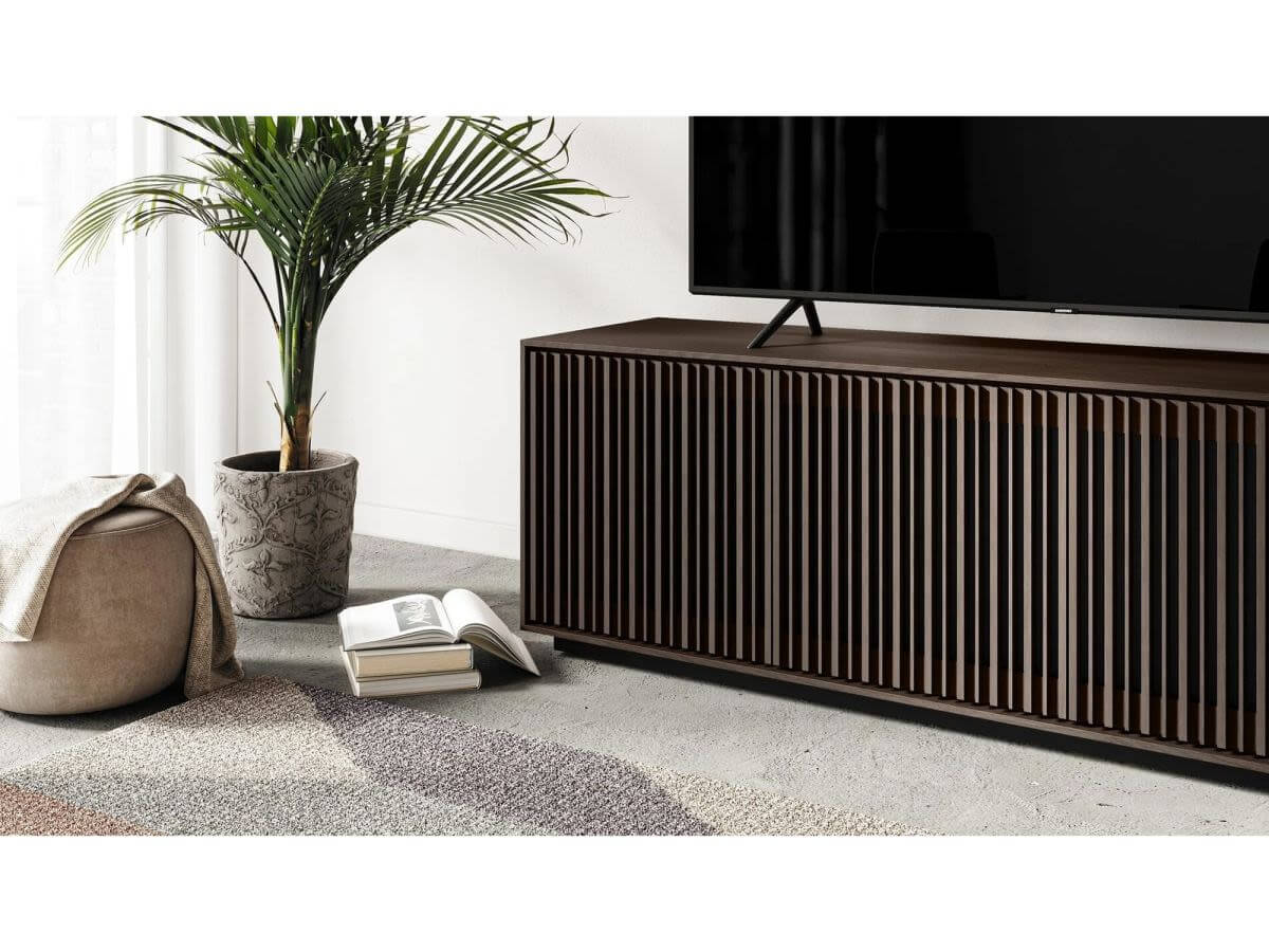 BDI Profile 8479 Media Console - Modern TV Stand with Storage for Living Room, Home Theater & Entertainment Centers