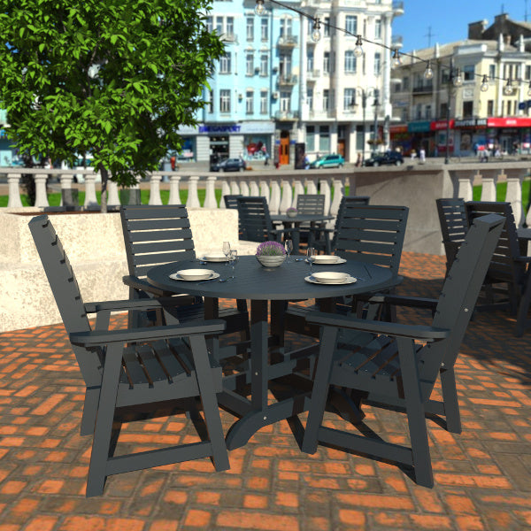 Glennville 5-Piece Round Dining Table Set - Perfect for Small Spaces, Breakfast Nooks & Outdoor Patios