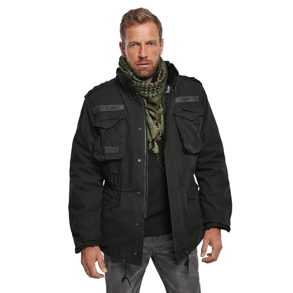 Men's Military Trench Coat - Waterproof Windproof Winter Jacket for Outdoor Hiking & Casual Wear
