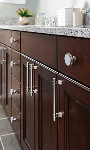 Amerock Davenport 6-5/16 inch (160mm) Center to Center Gunmetal Cabinet Pulls & Drawer Handles - 1 Pack - Modern Cabinet Hardware for Kitchen, Bathroom & Furniture Upgrade