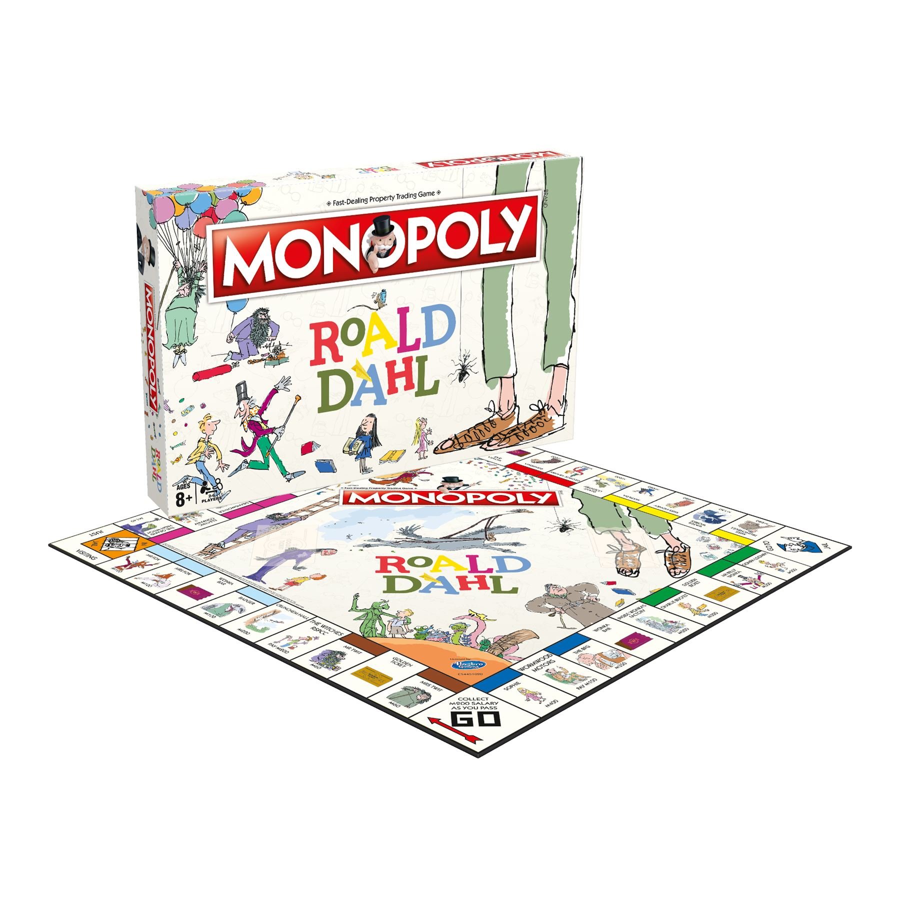 Roald Dahl Monopoly Board Game - Collectible Edition for Kids & Adults - Perfect for Family Game Nights & Birthday Gifts