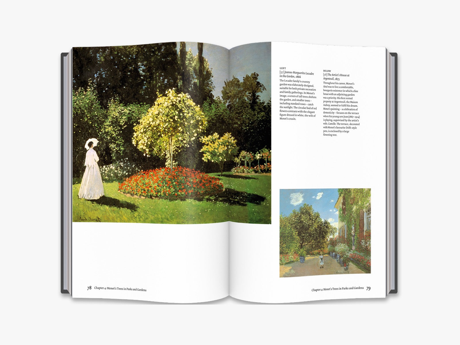 Monet's Trees Art Prints - High-Quality Canvas Wall Decor for Living Room, Bedroom & Office - Inspired by Claude Monet's Famous Paintings