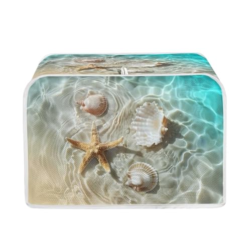 Beach with Shell-Green and Off White