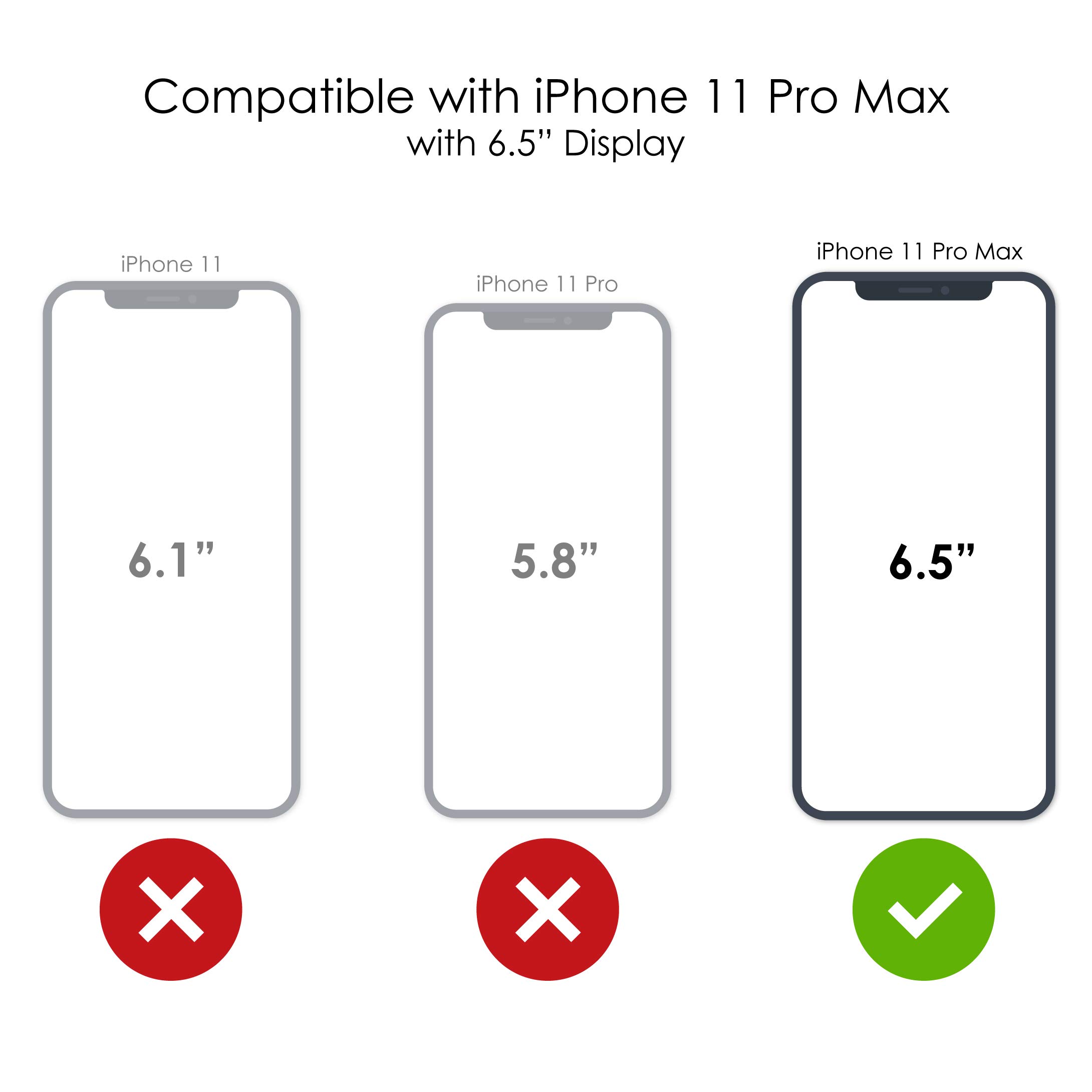 Custom iPhone 11 Pro Max Skin for OtterBox Commuter - Rainbow Pencil Design | Durable Phone Decal for Artists & Students