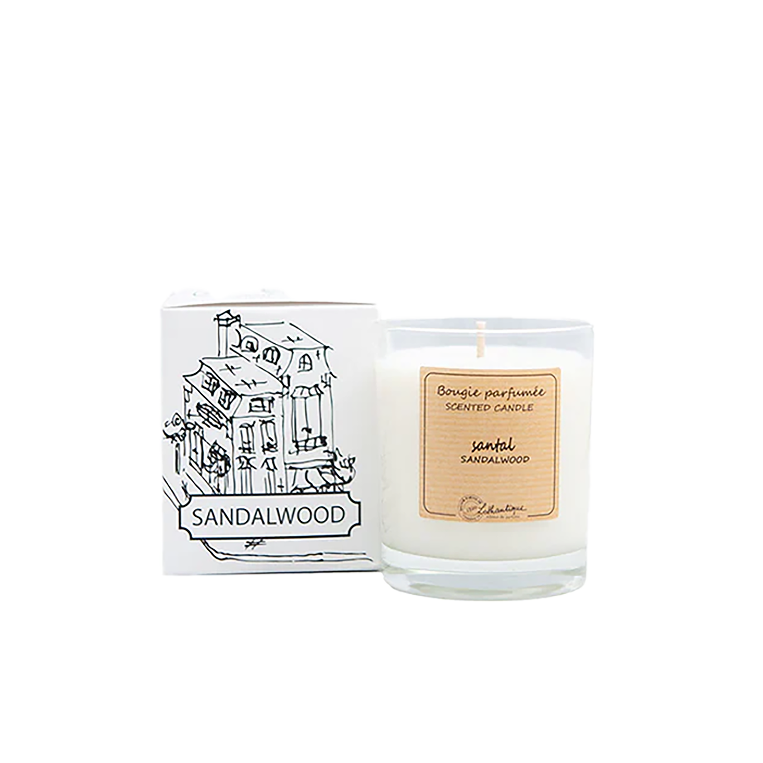 Premium Sandalwood Scented Candle for Relaxation & Aromatherapy - Handmade Soy Wax Candle with Natural Essential Oils - Perfect for Home, Spa, Yoga & Meditation Use