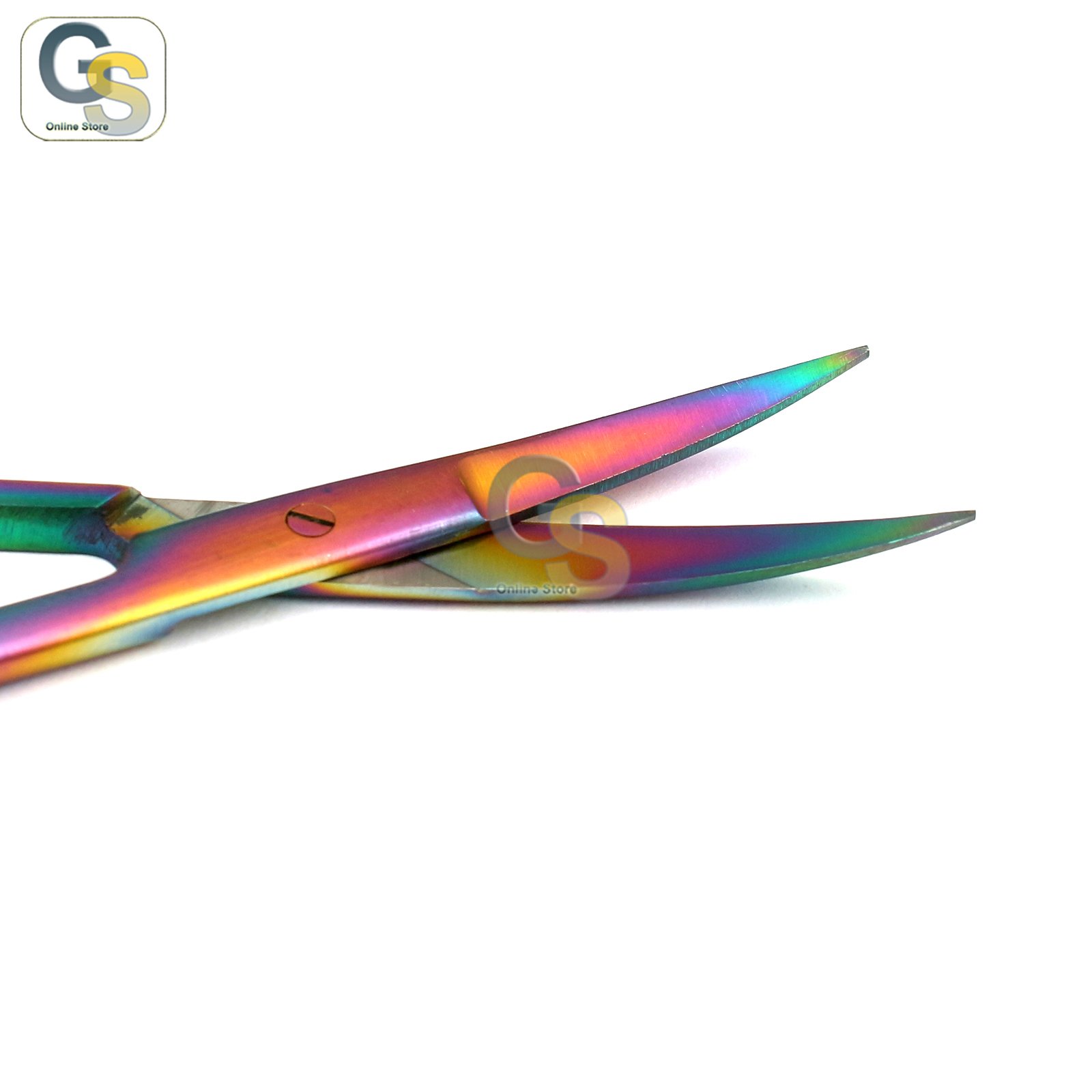 Rainbow Titanium Micro Scissors 4.5