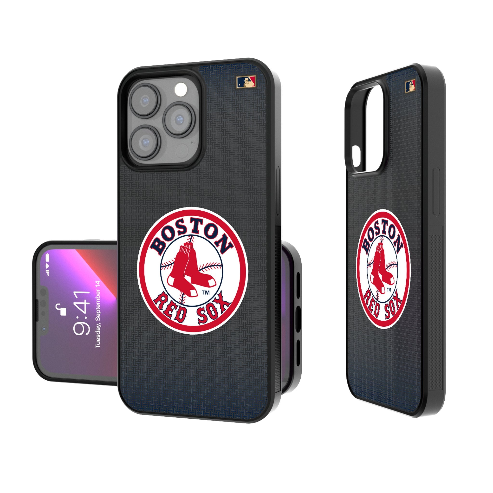 Boston Red Sox 1976-2008 Cooperstown Collection Linen Bumper Phone Case - Perfect for Baseball Fans & Vintage Sports Collectors - Great for Game Days & Showcasing Team Pride