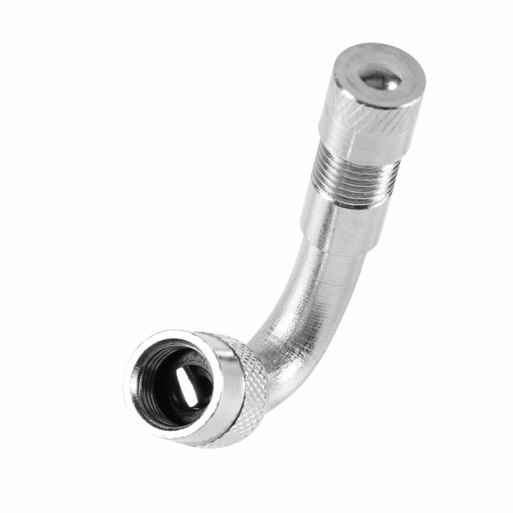 6-Pack Valve Stem Extenders - 45° 90° 135° Angle Tire Valve Extensions for Dual Wheels, Cars, RVs, Strollers, Bikes, Motorcycles & Trailers - Perfect for Inflating Hard-to-Reach Tires