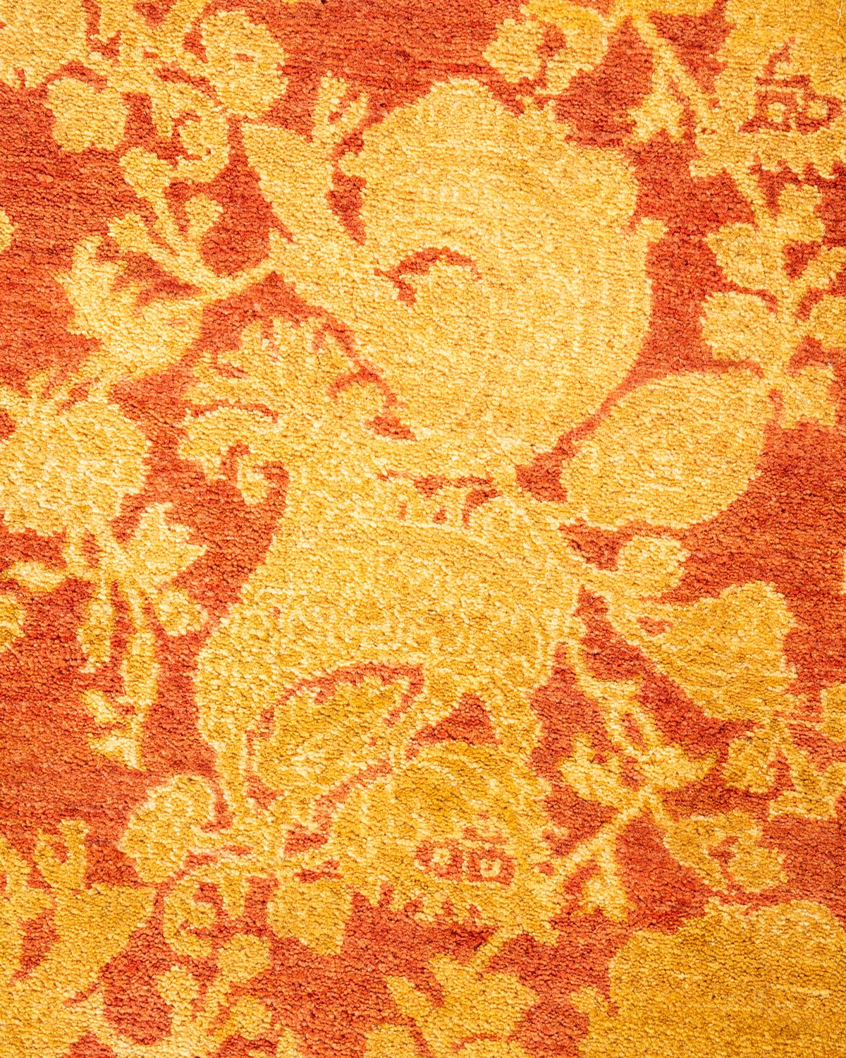 Handmade Wool Solo Rugs - Unique Hand-Knotted Traditional Abstract Mogul Pink 4x6 Area Rug for Living Room, Bedroom & Home Decor