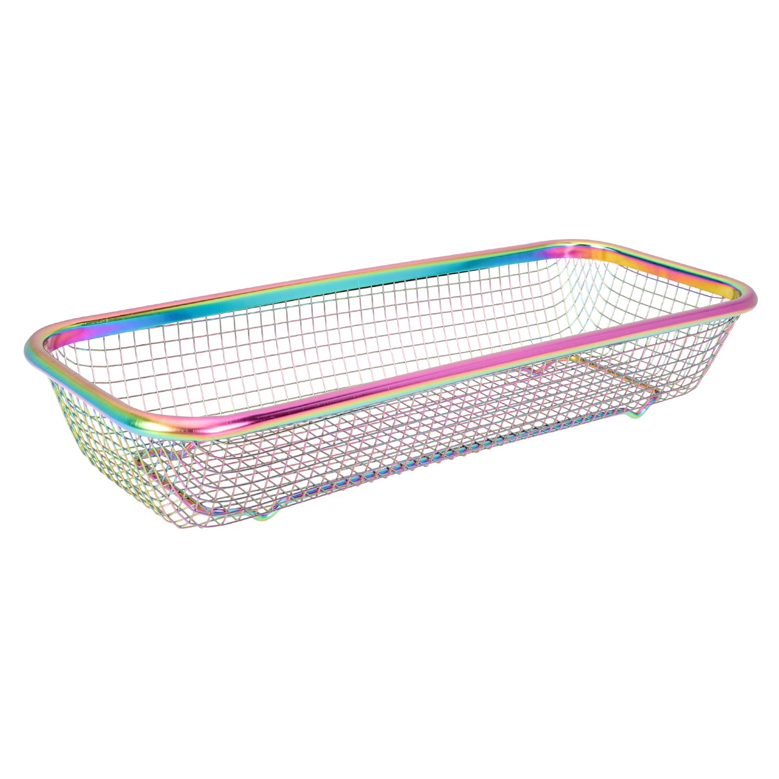 Stainless Steel Cutlery Basket - Multi-Functional Desktop Utensil Organizer for Spoons, Forks & Chopsticks | Durable Kitchen Storage Solution for Office, Restaurant & Home Use