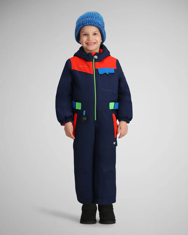 Obermeyer Junior Quinn One Piece Snowsuit for Kids - Waterproof Winter Snowsuit 2025 - Perfect for Skiing, Snowboarding & Outdoor Winter Activities