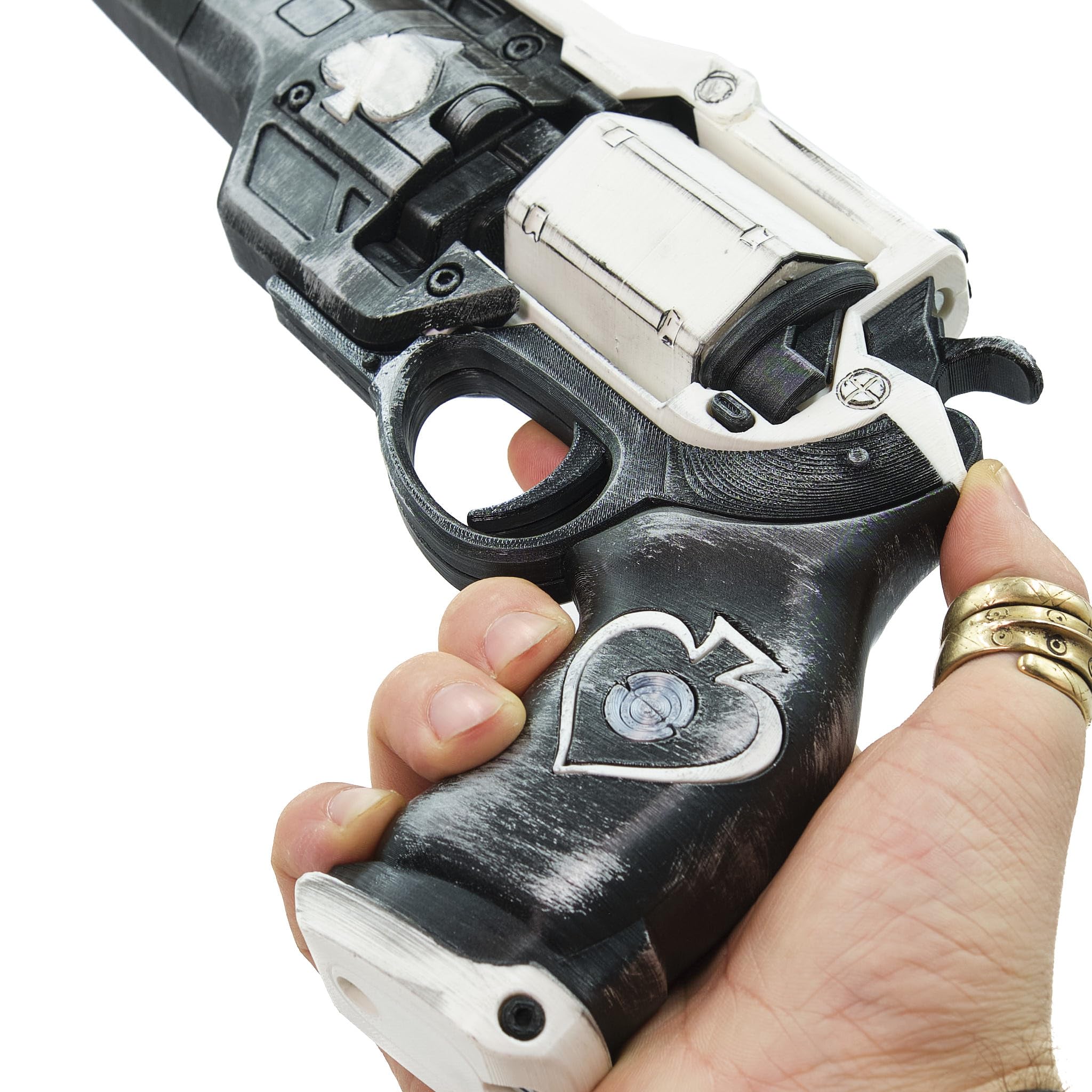 Ace of Spades Hand Cannon for Destiny 2 | Battle-Scarred Finish | No Stand Included | Perfect for PvP & PvE Gameplay