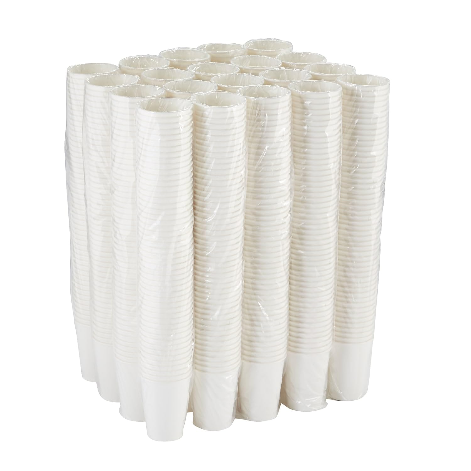 GP PRO Dixie PerfecTouch 12 oz White Disposable Paper Coffee Cups - 1000 Count (50 Cups/Pack, 20 Packs/Case) - Ideal for Offices, Cafes, Catering & Home Use