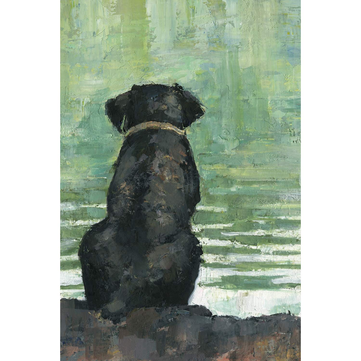 Marmont Hill Let Me Swim Painting Print on Wrapped Canvas 16x24 - Modern Wall Art for Living Room, Bedroom & Office Decor
