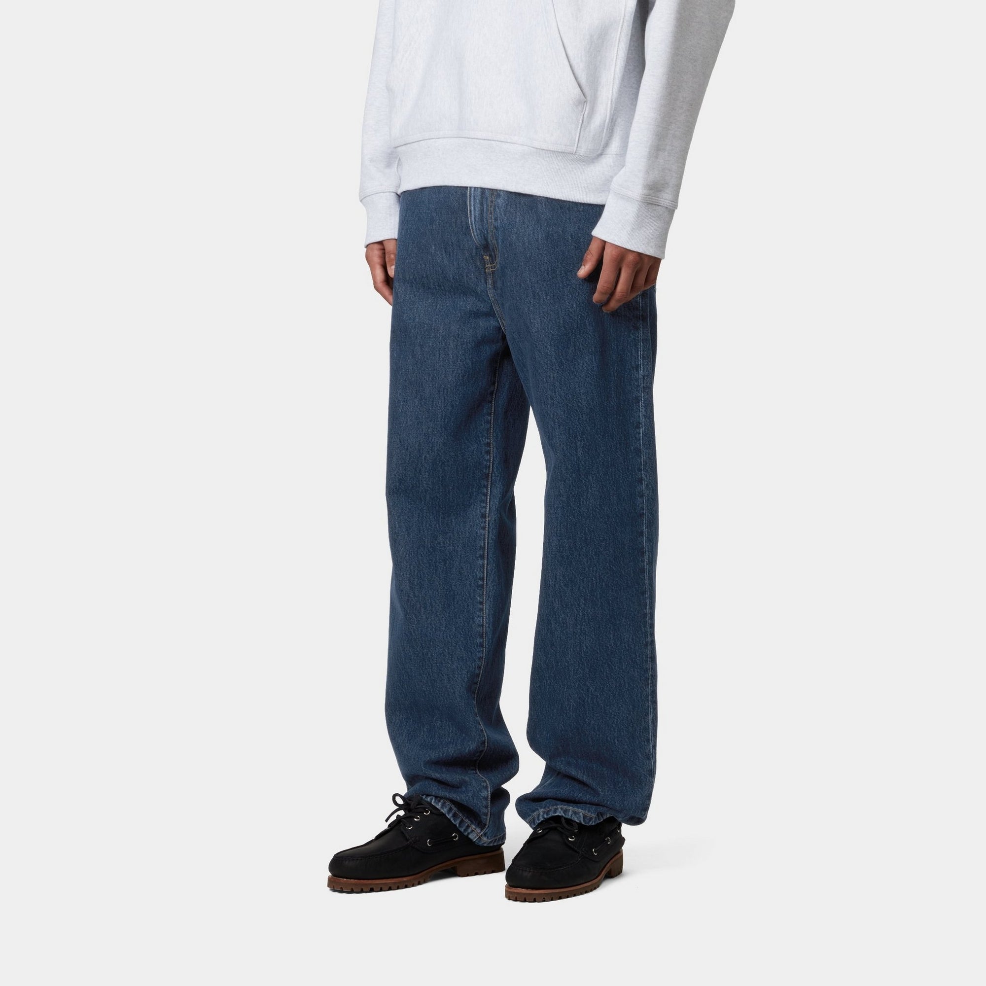 Men's Aaron Pant - Stone Washed Blue Denim Jeans for Casual Wear | Perfect for Everyday Outfits & Outdoor Activities