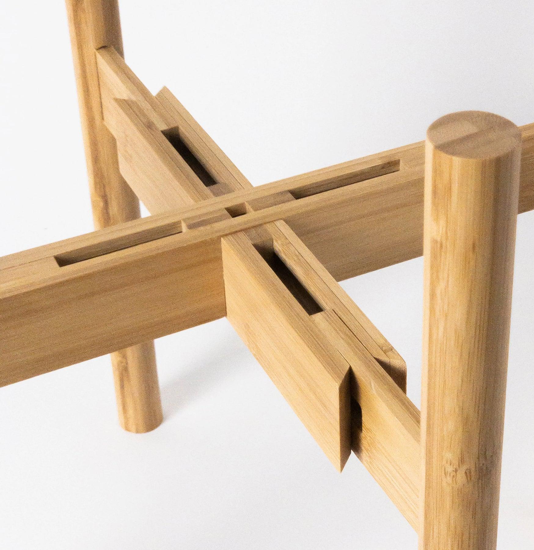 Adjustable Bamboo Plant Stand - Indoor/Outdoor Multi-Tier Shelf for Succulents, Flowers & Herbs - Perfect for Home, Garden, and Patio Decor