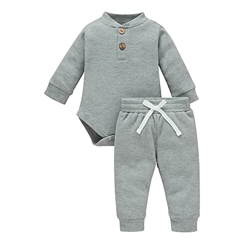Light Grey Baby Clothes Set