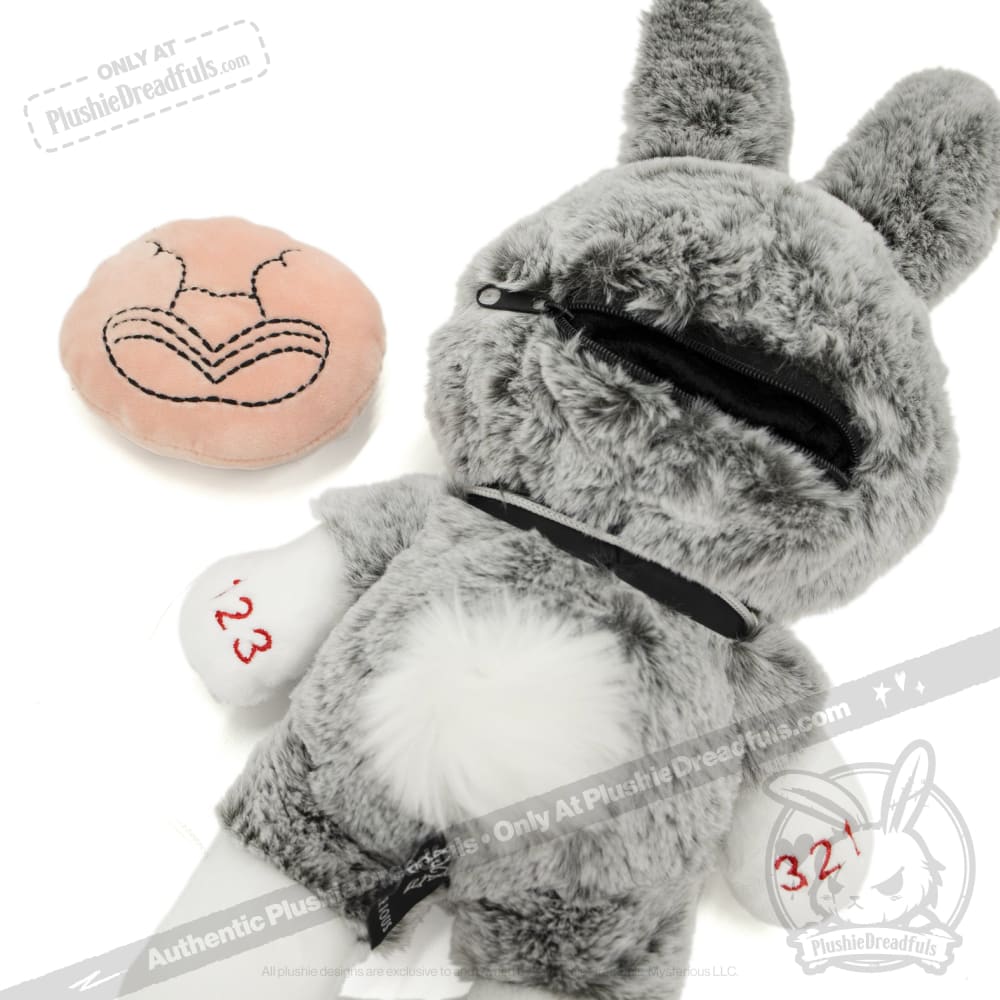 Plushie Dreadfuls OCD Rabbit - Soft Stuffed Animal Toy for Anxiety Relief, Mental Health Awareness & Comfort - Perfect for Therapy, Gifts, and Emotional Support