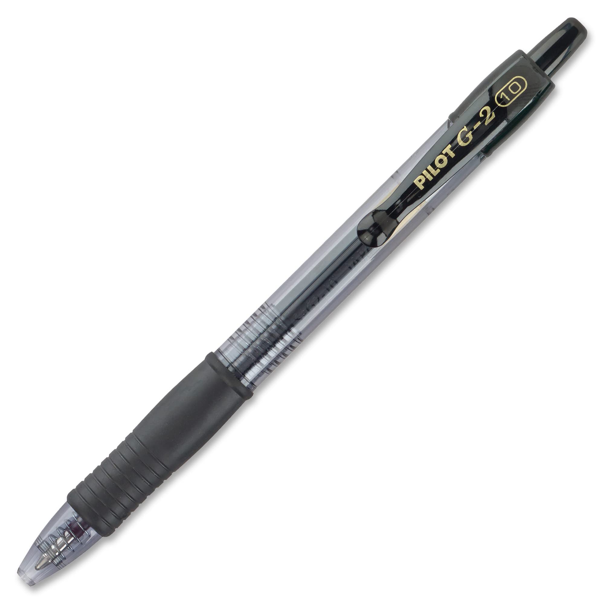 Premium G2 Gel Roller Pens - 12 Pack Black 1mm Bold Point - Smooth Writing for Office, School & Note Taking - Pilot G2 Refillable Gel Pens